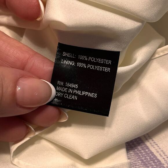 Toccin NY Lavender Plaid Smocked Puff Sleeve Mini Dress Medium NWT Cottagecore - Picture 11 of 13